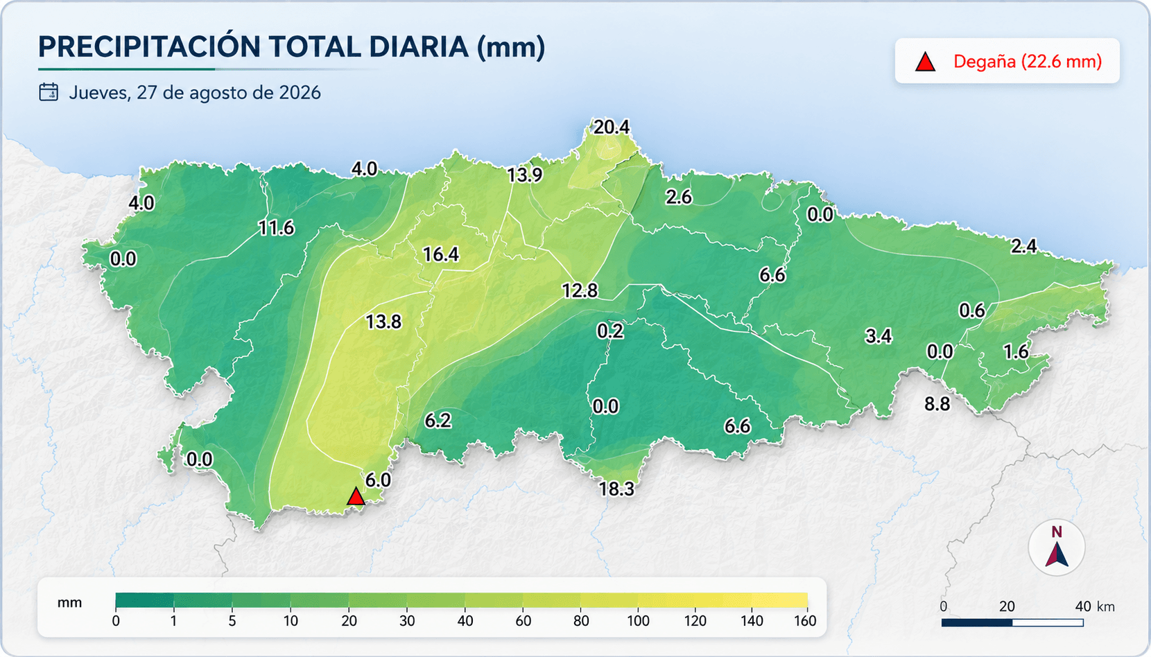 Las inundaciones en Oviedo del 27 de agosto no se debieron a un gran acumulado, sino a la intensidad en pocos minutos.