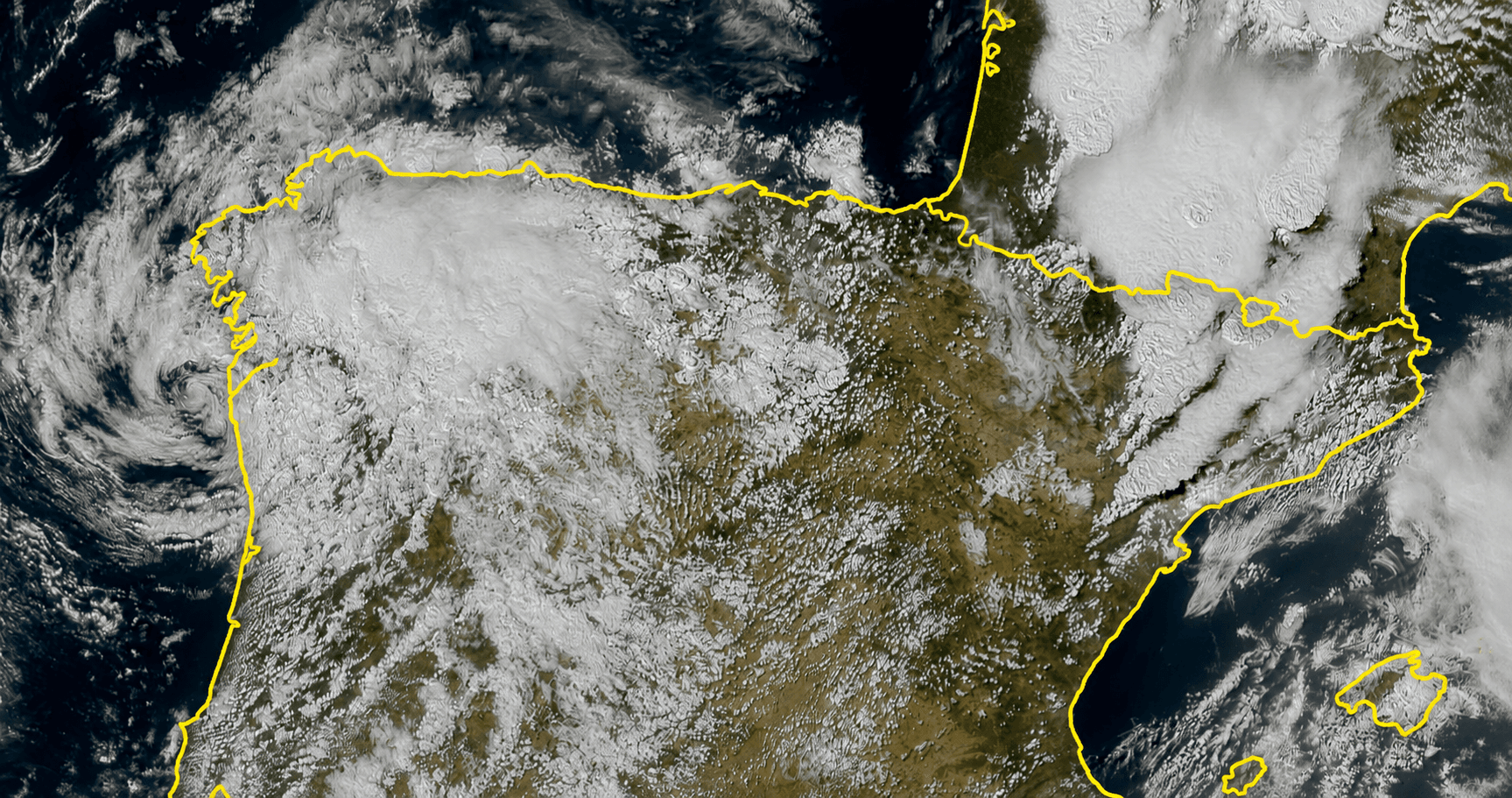 Lluvias en Galicia y Asturias: la lluvia se desplaza al norte de León y Asturias.