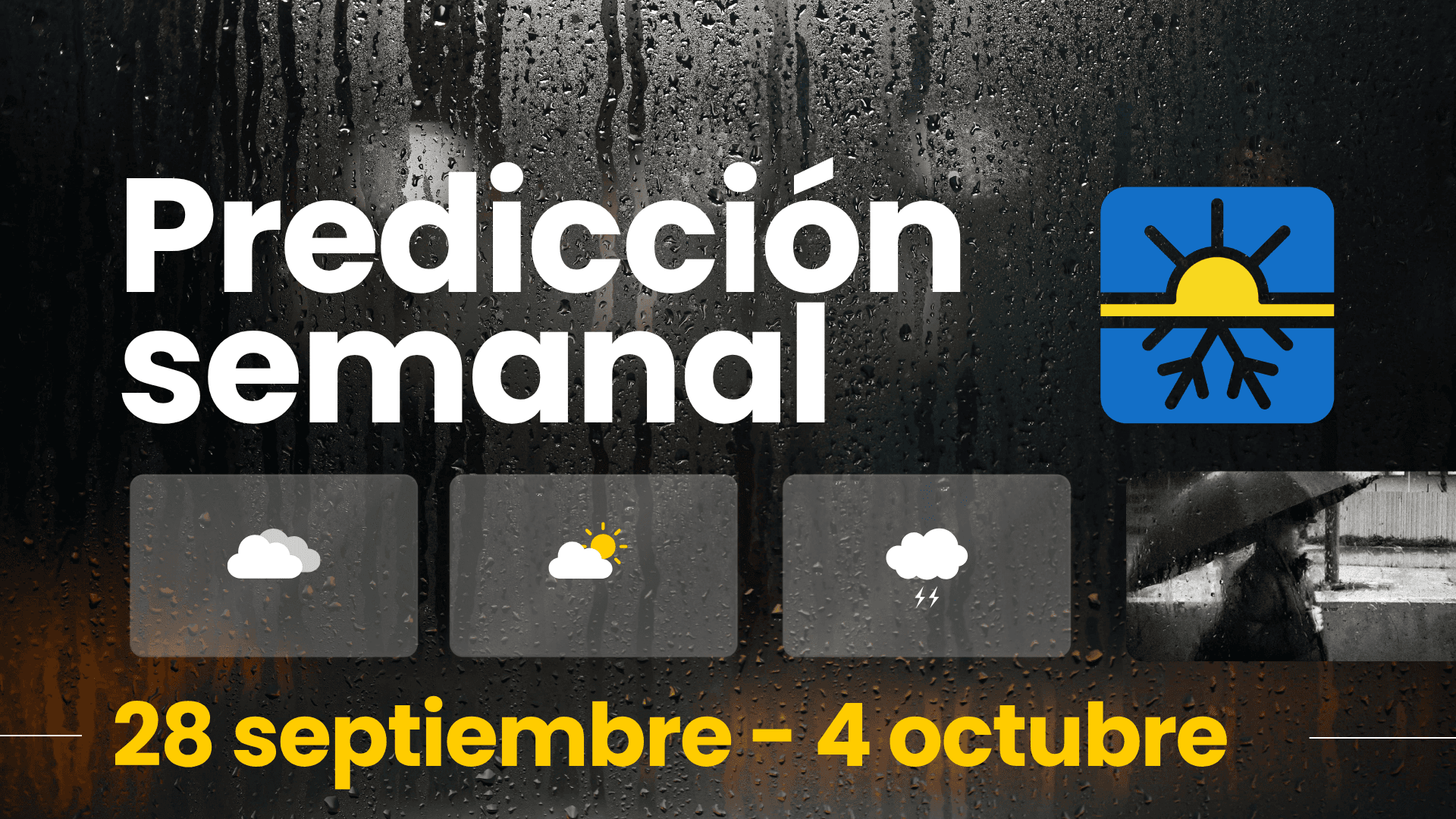 Finalizan los días de verano: temperaturas más propias de la época y algunas lluvias.